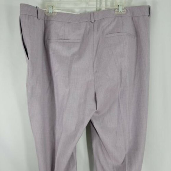 Boss by Hugo Boss Titana6 Purple Trouser Pants Virgin Wool 16 NWT - Picture 7 of 7